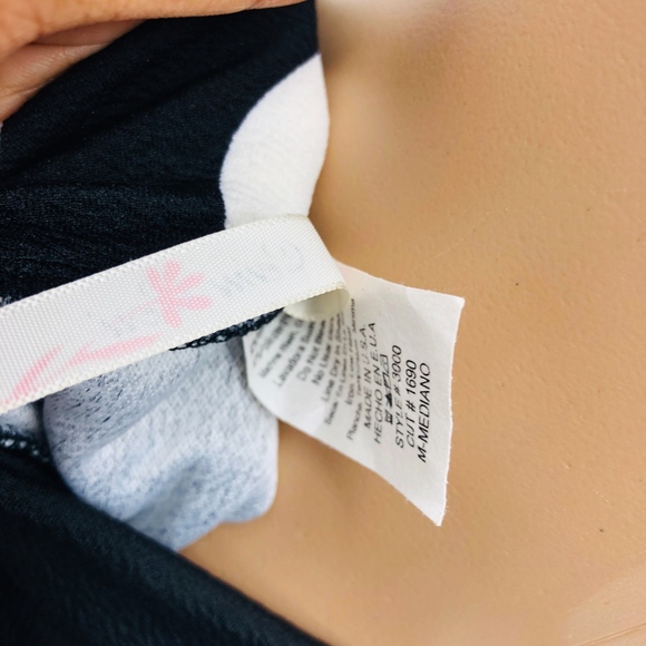 Polka Dot Pleated A Line Skirt - Picture 7 of 7